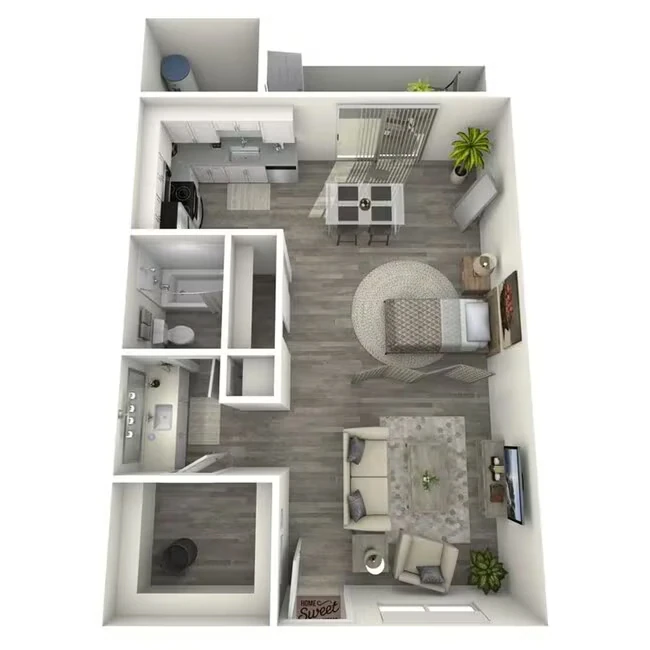Studio • 1 Bath 3220 floor plan